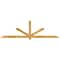Ekena Millwork Kennewick Timber Gable Bracket, Western Red Cedar, 108"W x 31 1/2"H x 2"D x 4"F, 7/12 Pitch GBW108X31X0204KEN00RWR - alternate 1